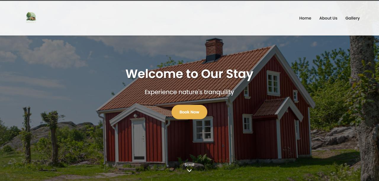 Farmstay Website